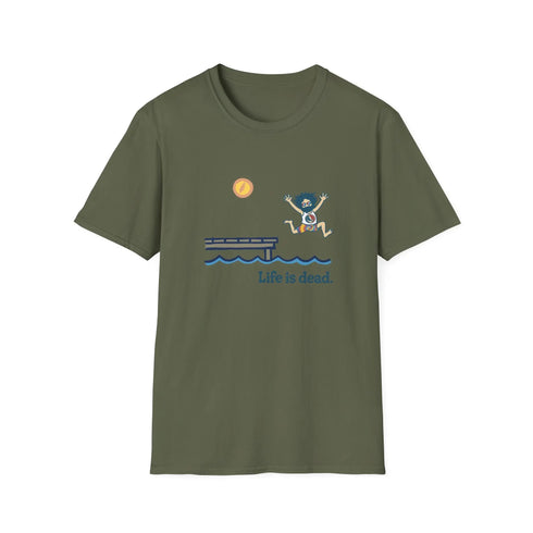Grateful Dead - Life is dead. Jerry's Playin' At the Lake T-Shirt - StealieShop